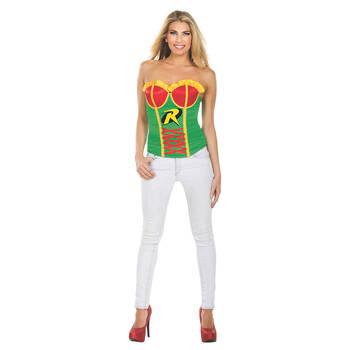 Dc Comics Robin Corset Womens Dress Up Costume - Size M