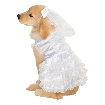 Rubies Bride Pet Dress Up Costume - Size S For Dogs 