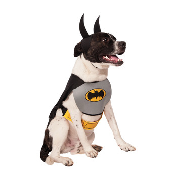 Dc Comics Batman Classic Pet Dress Up Costume - Size L For Dogs 