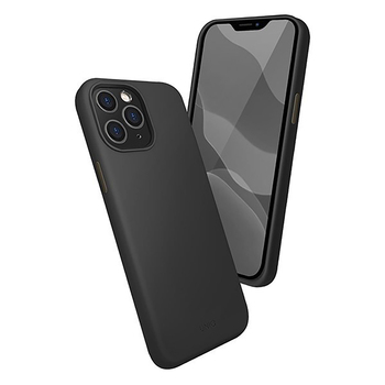 Uniq Lino Hue Armour Case Cover For Apple iPhone 12 Pro Max - Black