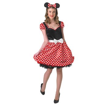 Disney Minnie Mouse Adult Sassy Womens Dress Up Costume - Size L