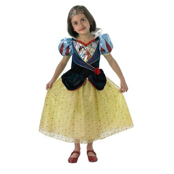 Rubies Snow White Shimmer 5-6Yr Girls Dress Up Costume - Size L