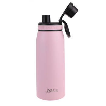Oasis Stainless Steel Insulated Sports Bottle w/ Screw Cap 780ml Carnation