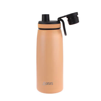 Oasis Stainless Steel Insulated Sports Bottle w/ Screw Cap 780ml Rockmelon