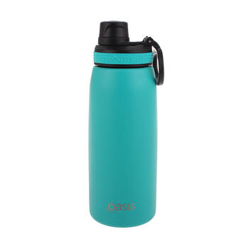 Oasis Stainless Steel Insulated Sports Bottle w/ Screw Cap 780ml Turquoise