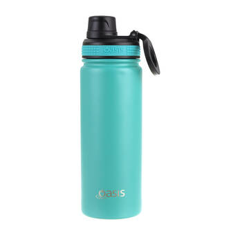 Oasis Stainless Steel Insulated Challenger Sports Bottle w/Cap 550ml Turquoise