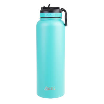Oasis Stainless Steel Insulated Challenger Sports Bottle 1.1L Turquoise