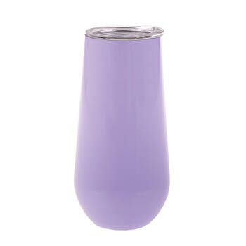 Oasis Stainless Steel Insulated Champagne Flute Double Walled 180ml Lilac