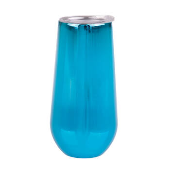 Oasis Stainless Steel Insulated Champagne Flute Double Walled 180ml Sapphire