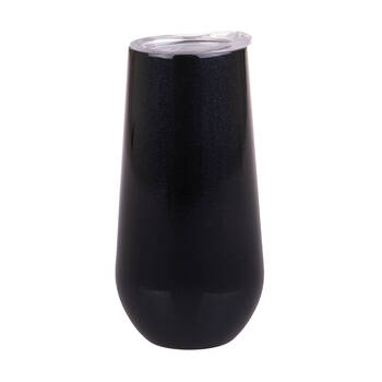 Oasis Stainless Steel Insulated Champagne Flute Double Walled 180ml Midnight