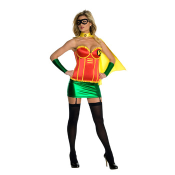 Dc Comics Robin Secret Wishes Womens Dress Up Costume - Size L