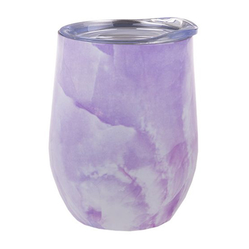 Oasis 330ml Double Wall Insulated Wine Tumbler - Lilac Marble