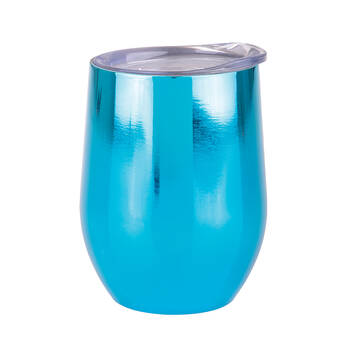 Oasis Stainless Steel Insulated Wine Tumbler Double Walled 330ml Sapphire