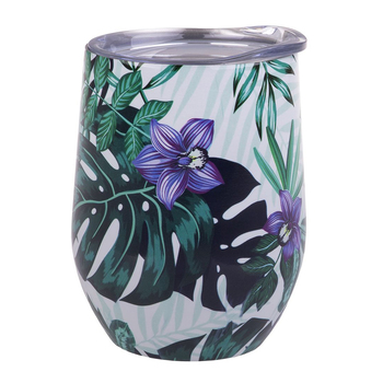 Oasis 330ml Double Wall Insulated Wine Tumbler - Tropical Paradise