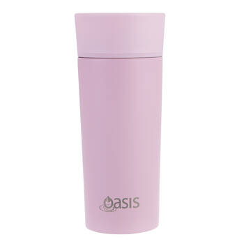 Oasis Stainless Steel Insulated Travel Mug Double Walled 360ml Carnation