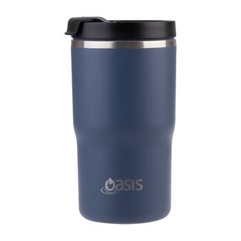 Oasis Ceramic Lined Stainless Steel Insulated Travel Mug 480ml Indigo