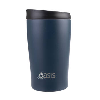 Oasis Stainless Steel Insulated Travel Cup Double Walled 380ml Navy