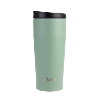 Oasis Stainless Steel Insulated Travel Mug Double Walled 600ml Sage Green