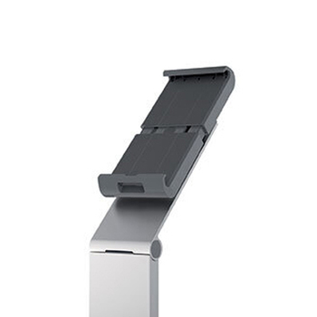 Durable Rotatable Holder Floor Stand For Tablet - Silver