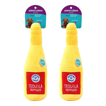 2PK Paws & Claws 31x10cm Bottle Shop Plush - Tequila