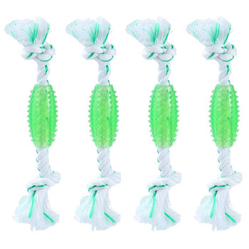 4PK Paws & Claws Fresh Breath Pet Dental Rope Mint Flavour 20cm  Assorted