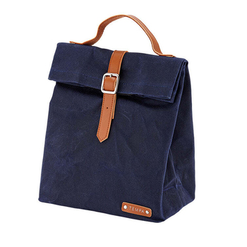 Tempa Buckle Insulated Navy Lunch Bag