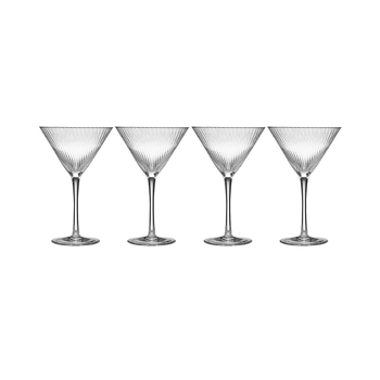 4pc Tempa Esme Clear Martini Glasses 320ml