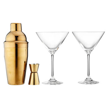 4pc Tempa Aurora Gold Cocktail Set