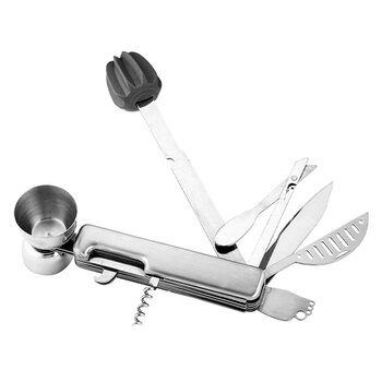 Tempa Mixologist Silver Cocktail Multitool