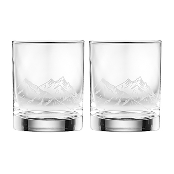 2pc Tempa Atticus Mountain Whisky Glass