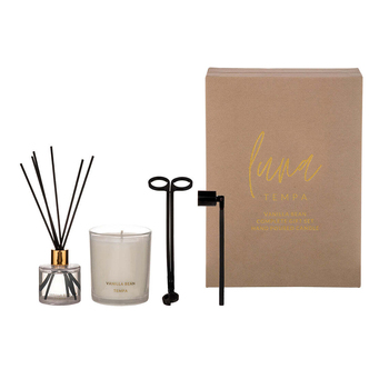 Tempa Luna Vanilla Bean Complete Candle Diffuser Gift Set