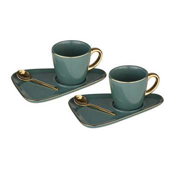 6pc Tempa Asteria Espresso Set Teal