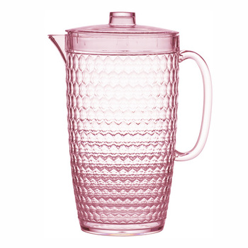 Tate 2.3L Acrylic Jug Water/Juice Pitcher w/ Handle - Strawberry
