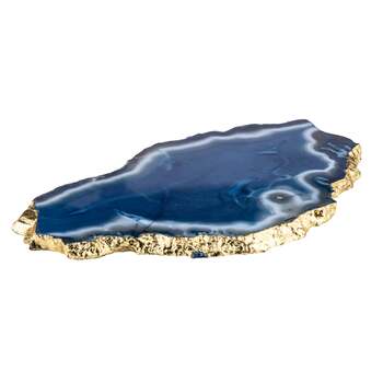 Allira Agate 22x15cm Platter Small Tableware - Sapphire