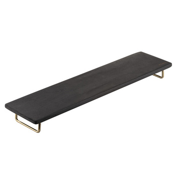 Orson Large 65x16.5cm Tapas Acacia Serving Board - Black
