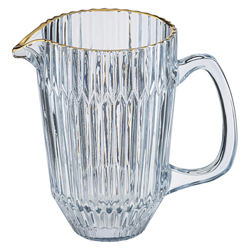 Amara 1.6L Glass Jug Pitcher Water Container - Blue