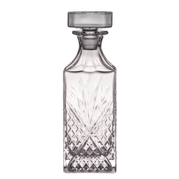 Ophelia Crystal 700ml Whisky Decanter Bottle - Clear