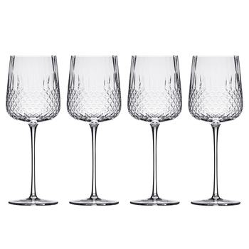 4pc Tempa Jasper 410ml Crystal Wine Glass Drinking Set