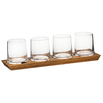 5pc Tempa Harvey 260ml Spirit Tasting Flight Drinkware Set