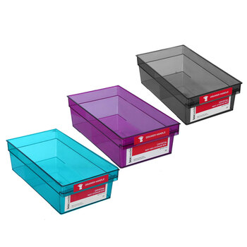 3PK Boxsweden Crystal Nest Neo Storage Box 36.5X20X11cm Assorted