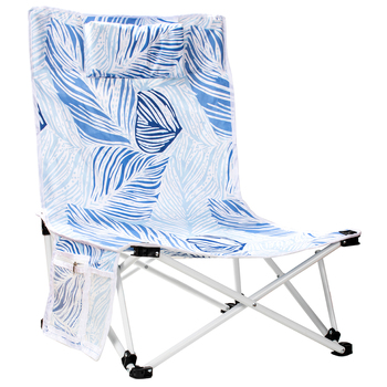 Porta Oceana Coastal Palm Beach 76cm Chair Portable/Folding Stool
