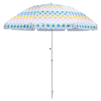 Porta Oceana Beach Vibes 220cm Beach Umbrella Outdoor Shade