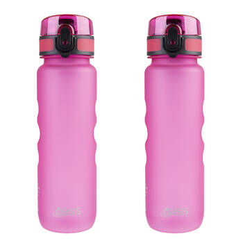 2PK Oasis Tritan Ergonomic Leak-Proof Sports Water Drink Bottle 550ml Pink