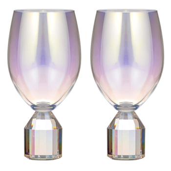 2PK Tempa Ava 460ml/17cm Crystal Wine Glass - Opal