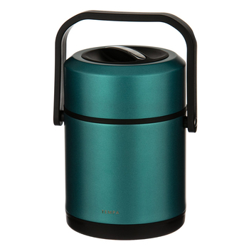 Tempa Parker Stainless Steel 1.6L/21cm Insulated Food Container - Teal