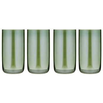 2x 2pc Tempa Verity Highball Tumbler Drinking Glass Set - Fern