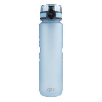 Oasis Tritan Ergonomic Textured Sports Water Drinking Bottle 1L Glacier Blue