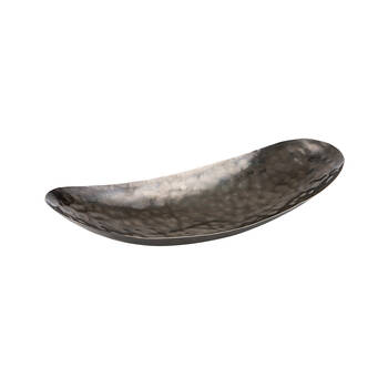 Tempa Ryland Iron Long Oblong Home Decor Display Dish 46x22cm Grey
