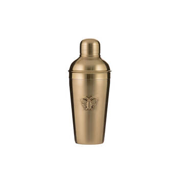 Tempa Modern Bee Barware Cocktail Drink Shaker 21cm Metallic Gold