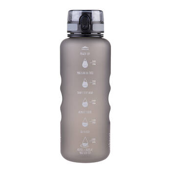 Oasis Tritan Motivational Sports Water Drinking Bottle 1.5L Graphite